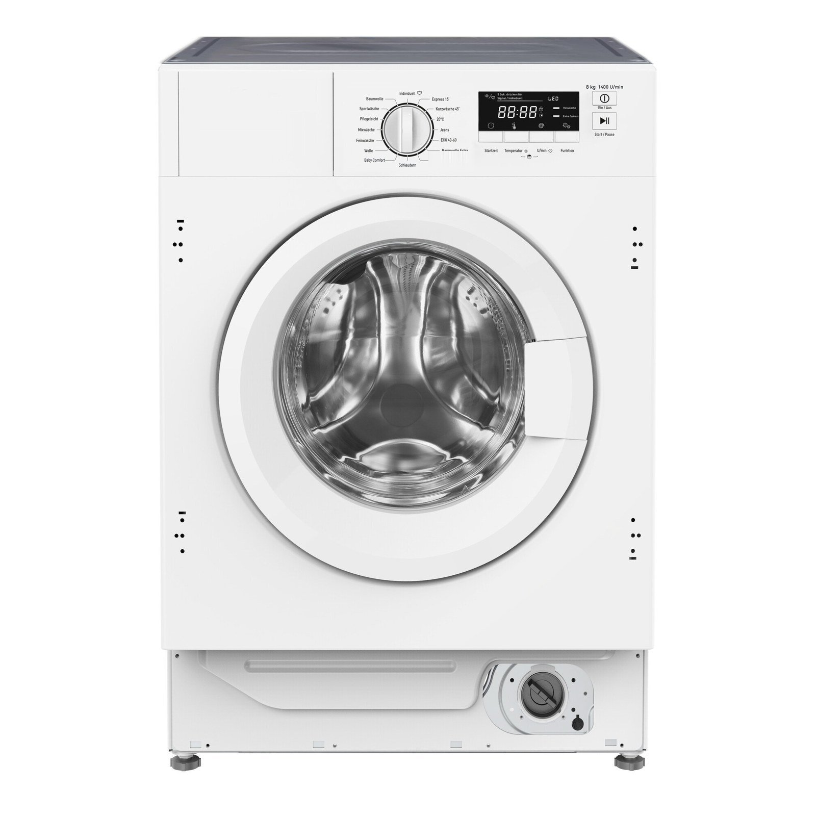 Machine à laver encastrable 8 kg — 16 programmes